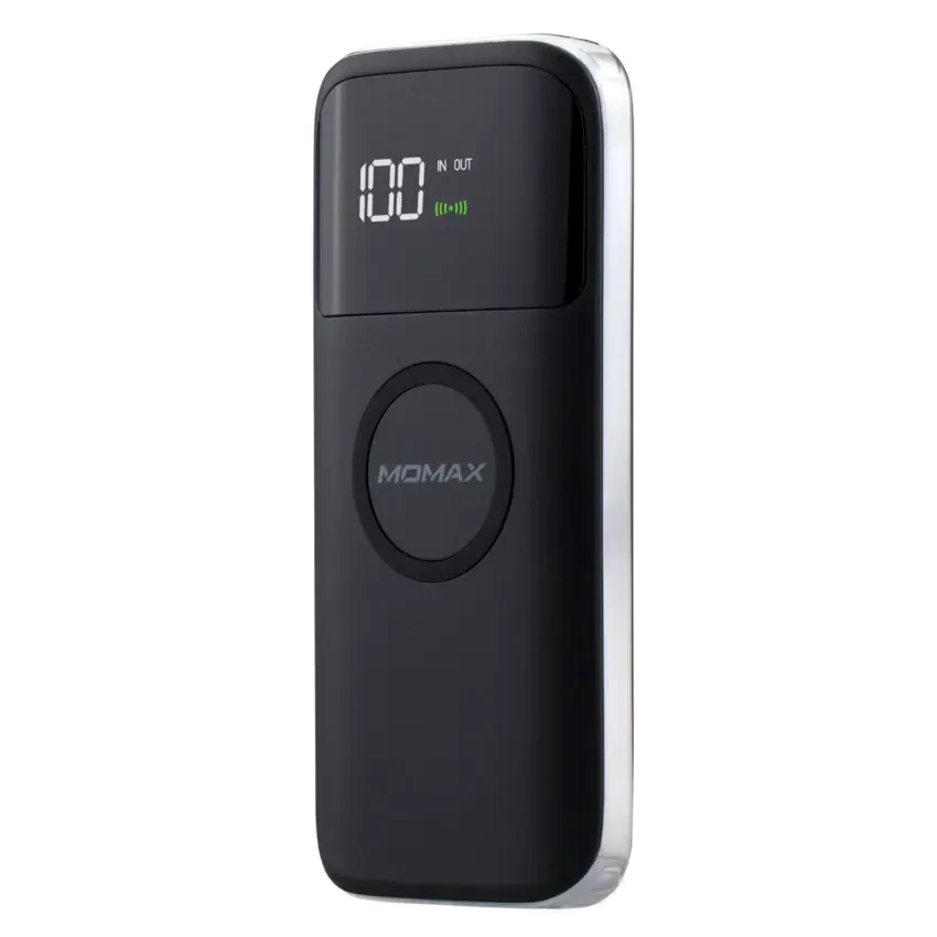 MOMAX Q.Power Air 2 10000mAh Wireless Charging Power Bank (Black) #iP90d