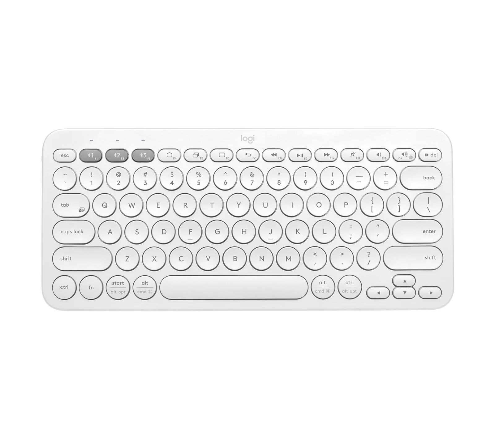 Logitech K380 中文多工藍牙鍵盤 (白色)