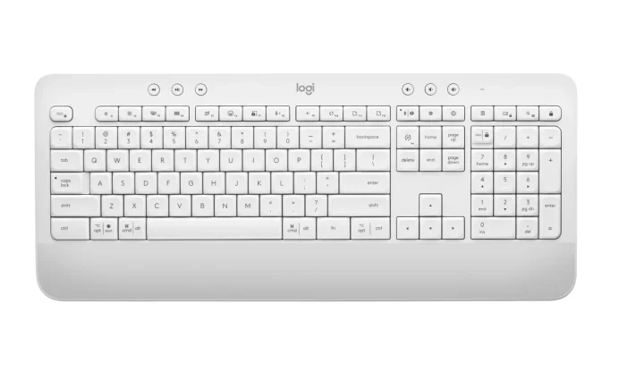 Logitech Signature K650 英文無線舒適鍵盤 (白色) #920-010987