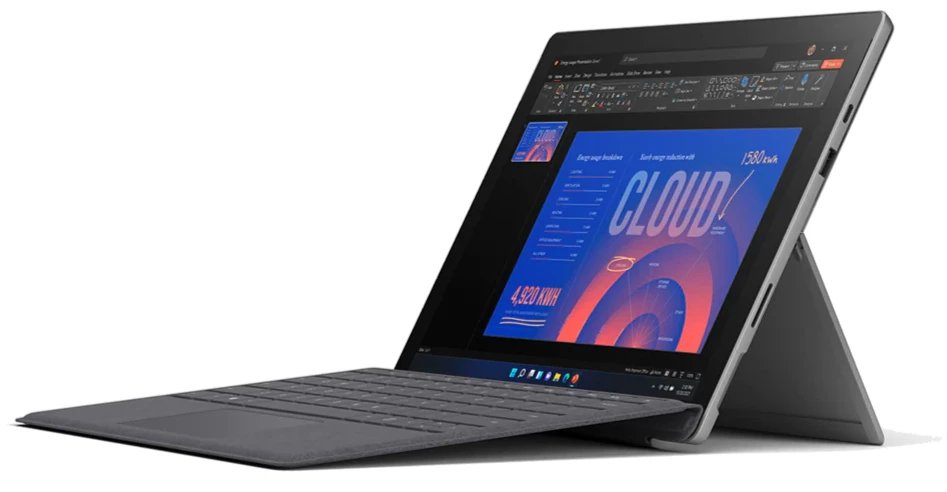 Microsoft Surface Pro 7+ Core-i7 16Gb 256Gb 12.3" 商務版手提電腦 (Platinum) #1NC-00011