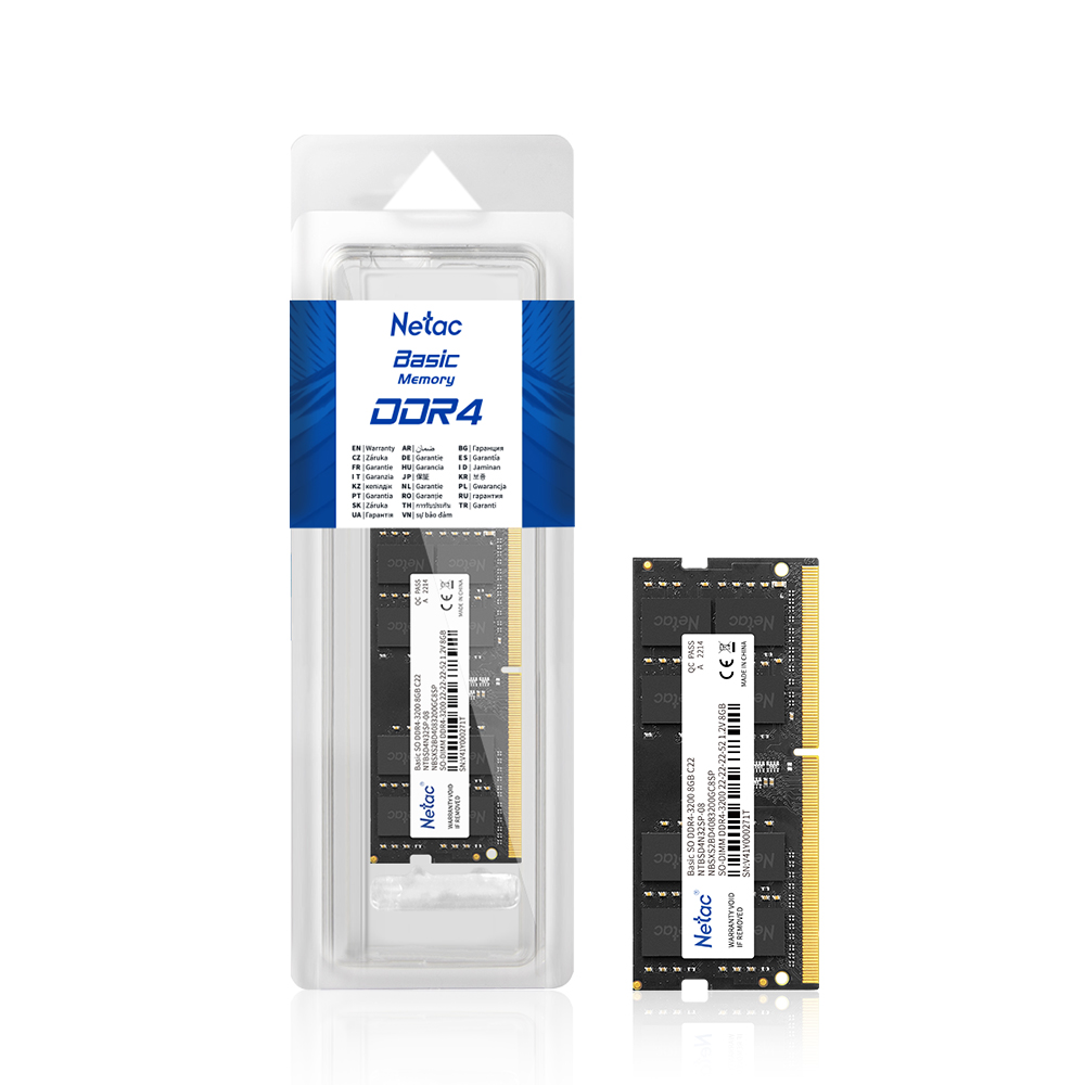 Netac 16Gb DDR4-3200 手提電腦記憶體 #NTBSD4N32SP-16