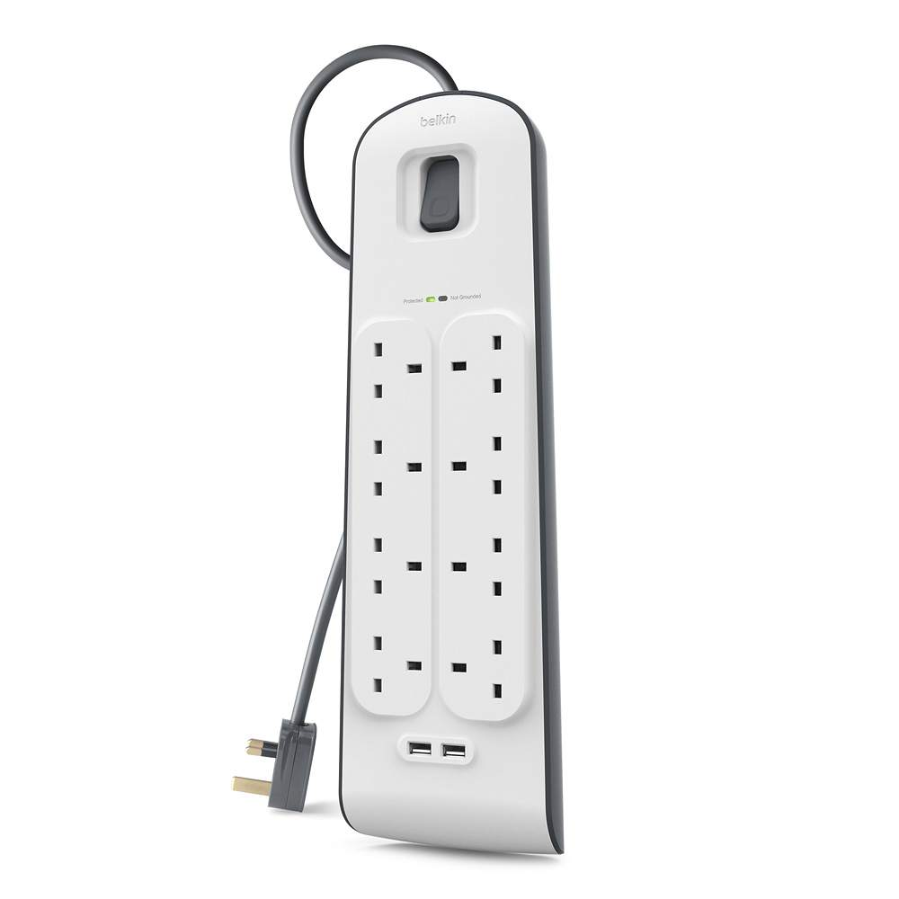 Belkin SurgePlus 8 Head Surge Protection Power Strip #bsV804sa2M