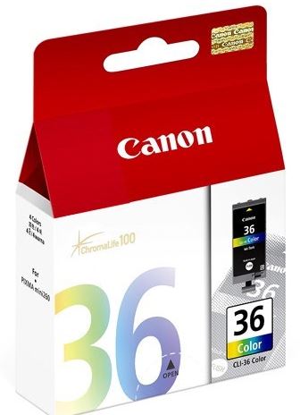 Canon CLI-36 彩色防褪色墨水盒