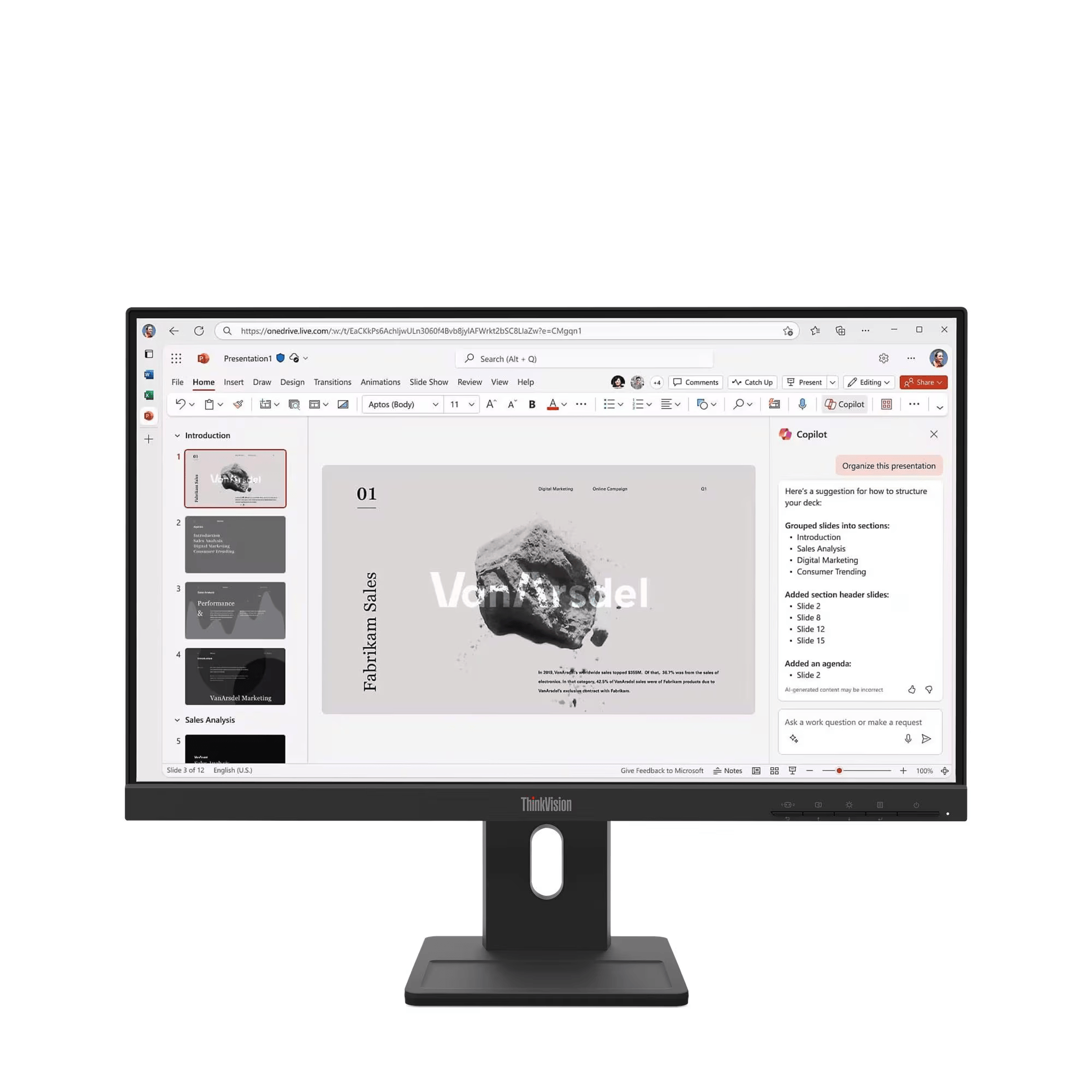 Lenovo ThinkVision E22-40 22" 可調節全高清顯示器 #64C9MAR6MY