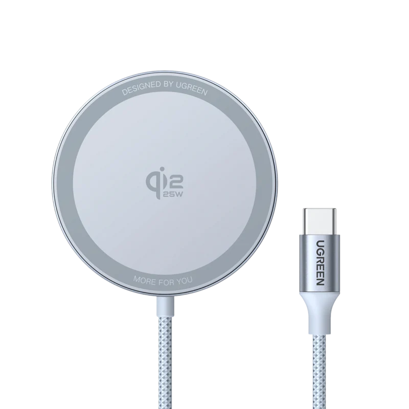 Ugreen W753 Qi2.2(25W) 1.5米 USB-C to 磁性充電線 (白色) #55959