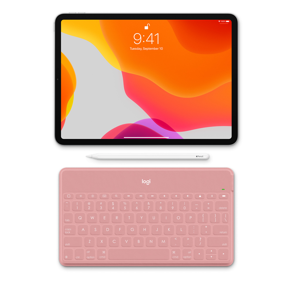 Logitech Keys-To-Go Ultra Slim Keyboard for Apple Device (Pink)