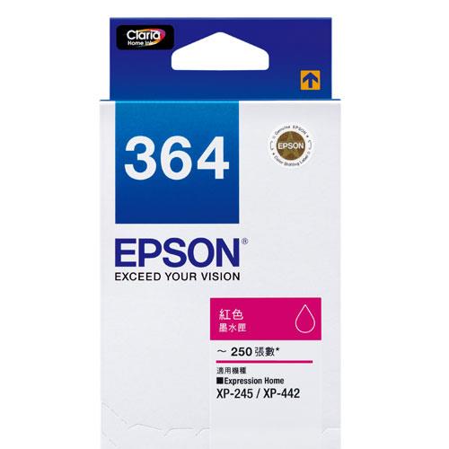 Epson 364 洋紅色原廠墨水盒 #T364383