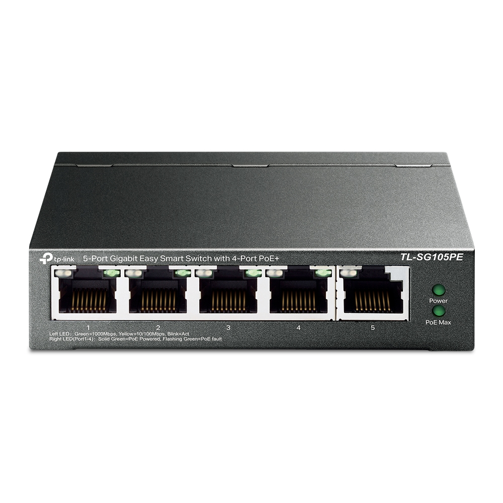 TP-Link TL-sg105Pe 5port 智慧型網絡交換器 PoE+ #1760500087