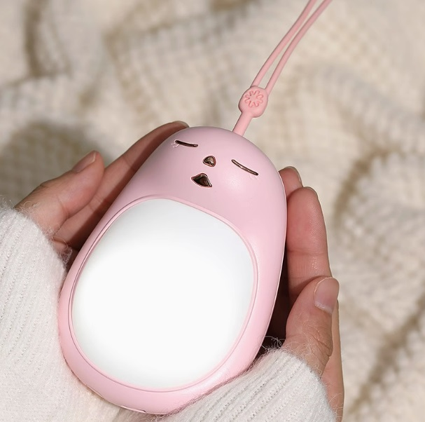 PC-Home M50 治癒系精靈 1200mAh 發光暖手寶 (粉紅色) #3100002916