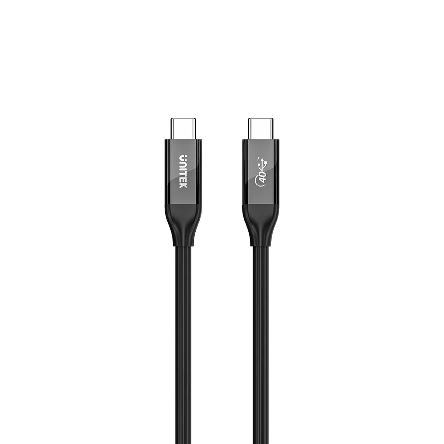 Unitek 6.6ft/2metre Usb-C to Type-C Usb4 Cable 8K/40Gb/240W (Black) #C14100AbK-2M