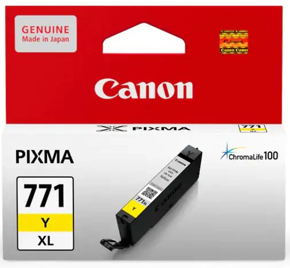 Canon CLI-771 Y 原廠黃色墨水盒
