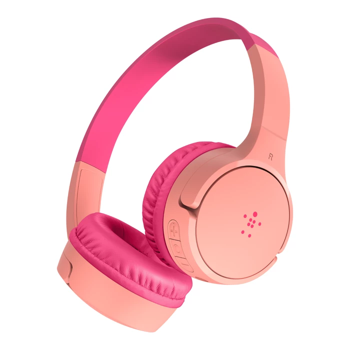 Belkin SoundForm Mini Wireless On-Ear Headphones for Kids (Pink)
