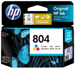 HP 804 彩色原廠墨盒 #T6N09AA