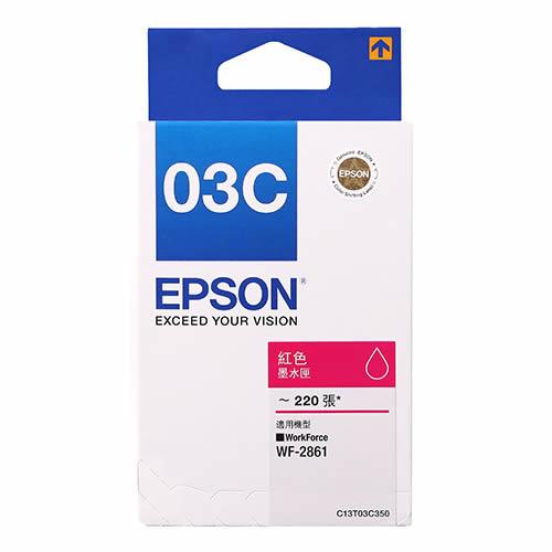 Epson T03C 洋紅色原廠墨水盒 #C13T03C383