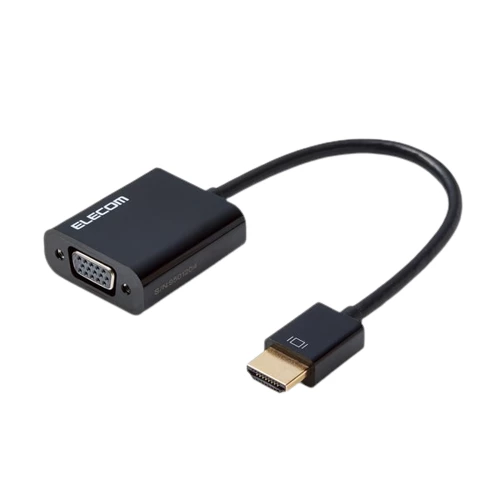 Elecom HDMI to VGA Adapter #AD-HDMIVGABK2