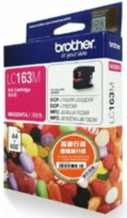 Brother LC163 Magenta Ink Cartridges(High Capacity)