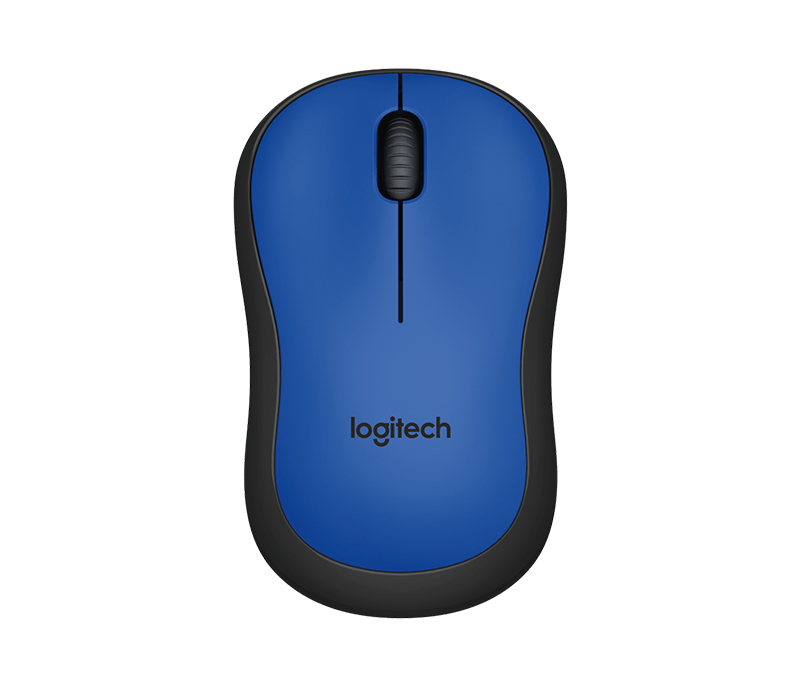 Logitech M221-Silent Optical Wireless Mouse (Blue)