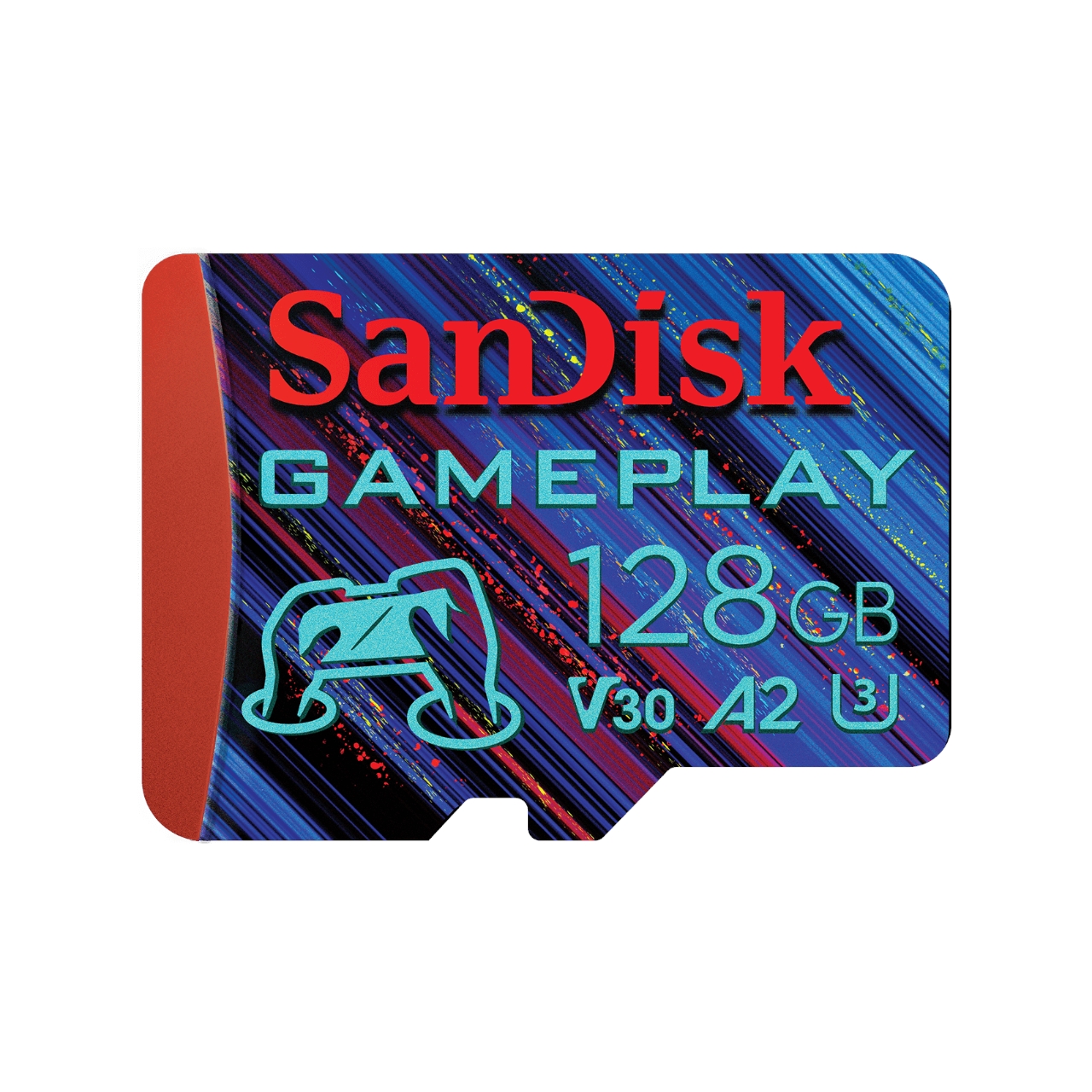 Sandisk GamePlay 128Gb (V30, UHS-I,U3, 190Mb/s) MicroSDXC 記憶卡 #sDsQXAA-128g-gN6XN
