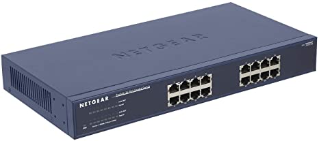 Netgear ProSafe JGS516 16port Gigabit Unmanaged Network Switch