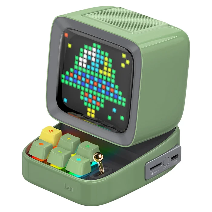 Divoom Ditoo Plus Retro Pixel Art Bluetooth Speaker (Green)