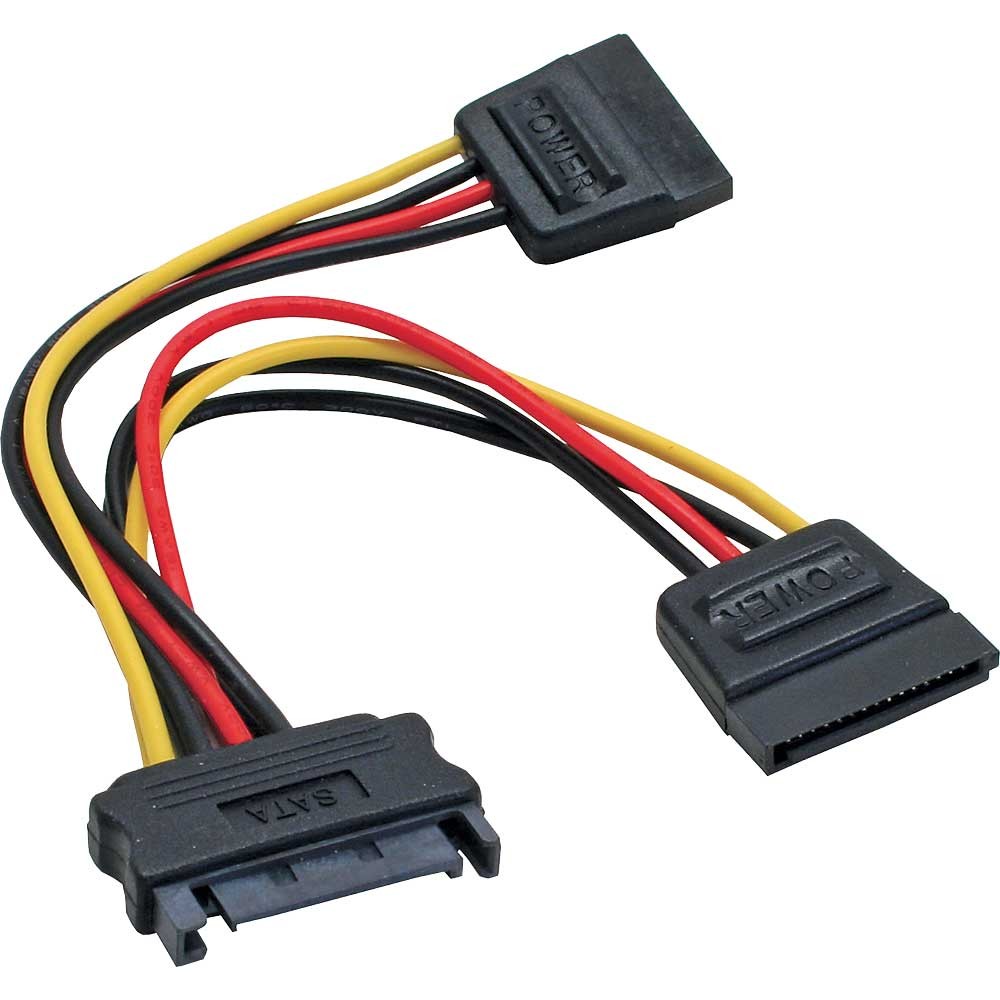 Choice SATA-Female to 2xSATA-Male Int. Power Cable