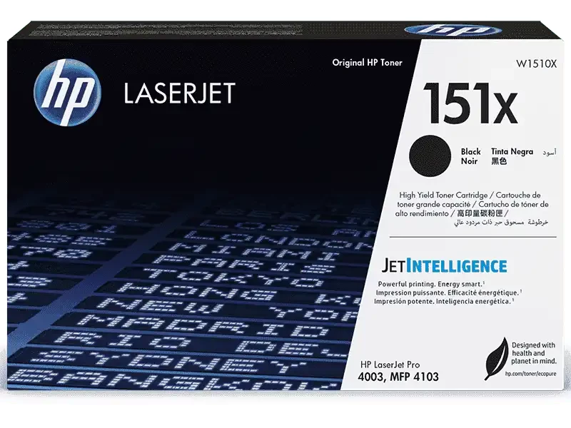 HP 151X Black Toner Cartridge (High Capacity) #W1510X