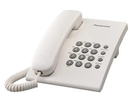 Panasonic KX-TS500MX Corded DECT Phone (White)