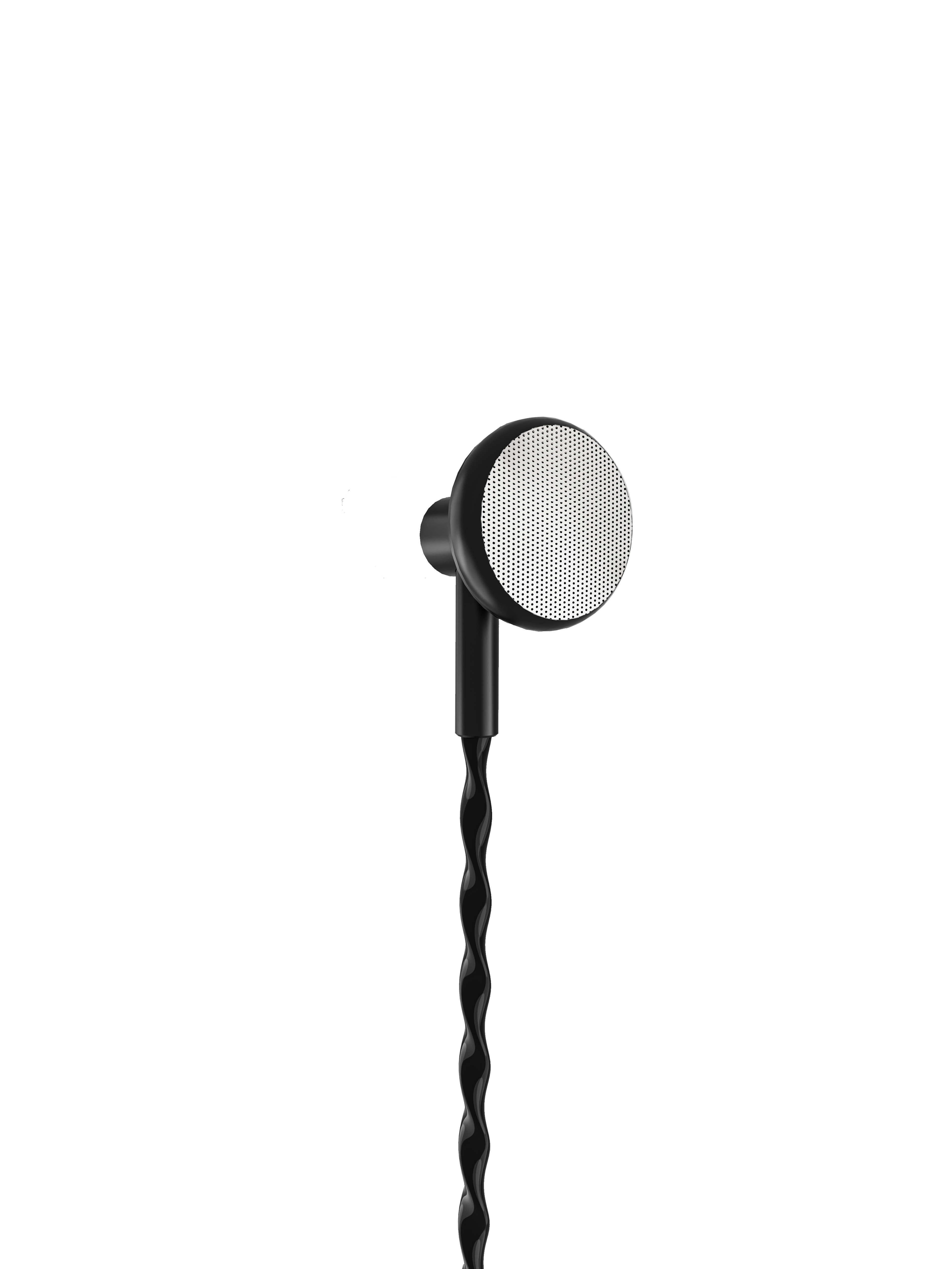 Fabio Marina FM-210 Stereo In-Earphone w/Mic+Volume 3.5mm (Black) #FM-210