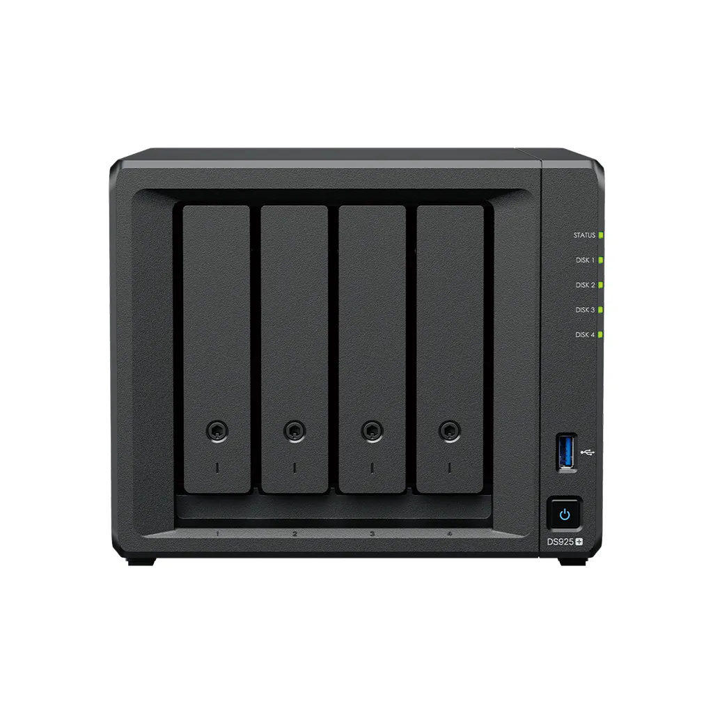 Synology DS925+ 4-bay Quad-Core 4Gb 雙槽網路儲存伺服器 #HD-DS925+