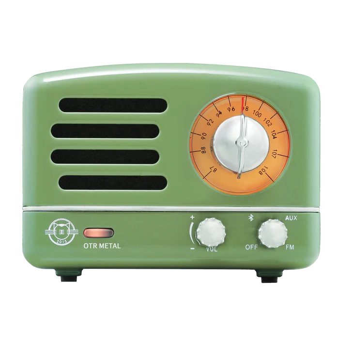 Muzen OTR Metal Portable FM Radio Bluetooth Speaker (Upgraded Version) (Green) #FPMOTRM-01