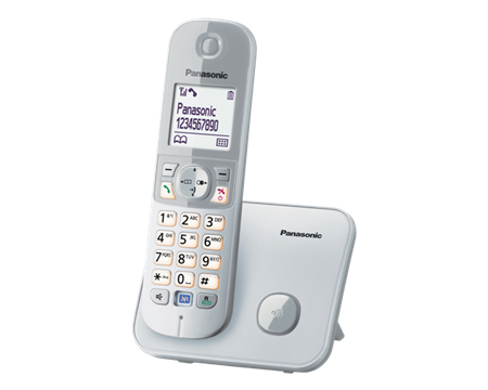 Panasonic KX-TG6811 數碼室內無線電話 (銀色)