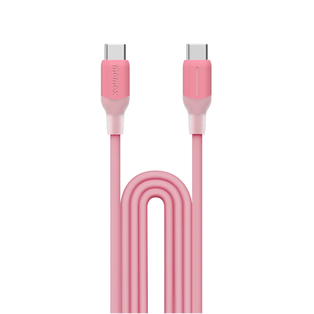 MOMAX 1-Link Flow CC X 60W USB-C to USB-C 充電線 (1.2米)(粉紅色) #DC23P
