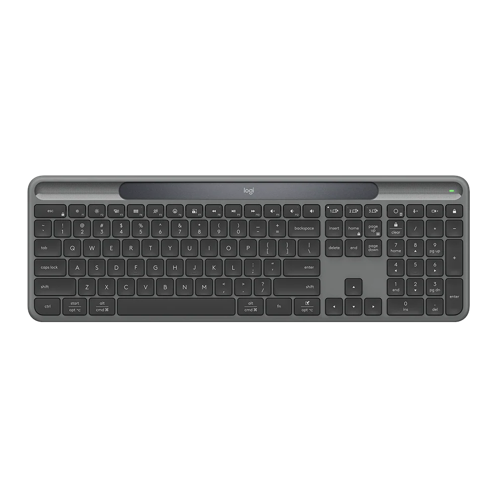 Logitech Signature SlimSolar+ K980 光能無線英文鍵盤 (石墨灰) #920-013765