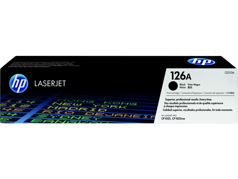 HP 126A Black Toner Cartridge #CE310a