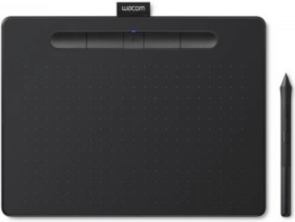 Wacom Intuos M (6x9吋)藍芽數位繪圖板 (黑色) #CTL-6100wL/K0-C