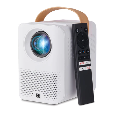 Kodak Flik HD9 (White) 1080p Portable LCD Projector w/Android TV #RODPJSH-D9W