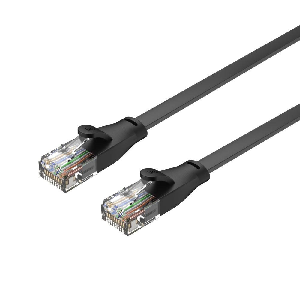 Unitek Cat.6 Flat Ethernet Cable 5m 16.5ft (Black) #C1812gbK