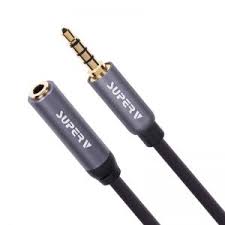 SuperV 3.5mm Stereo Audio Extension Cable 1m 3ft #AF100