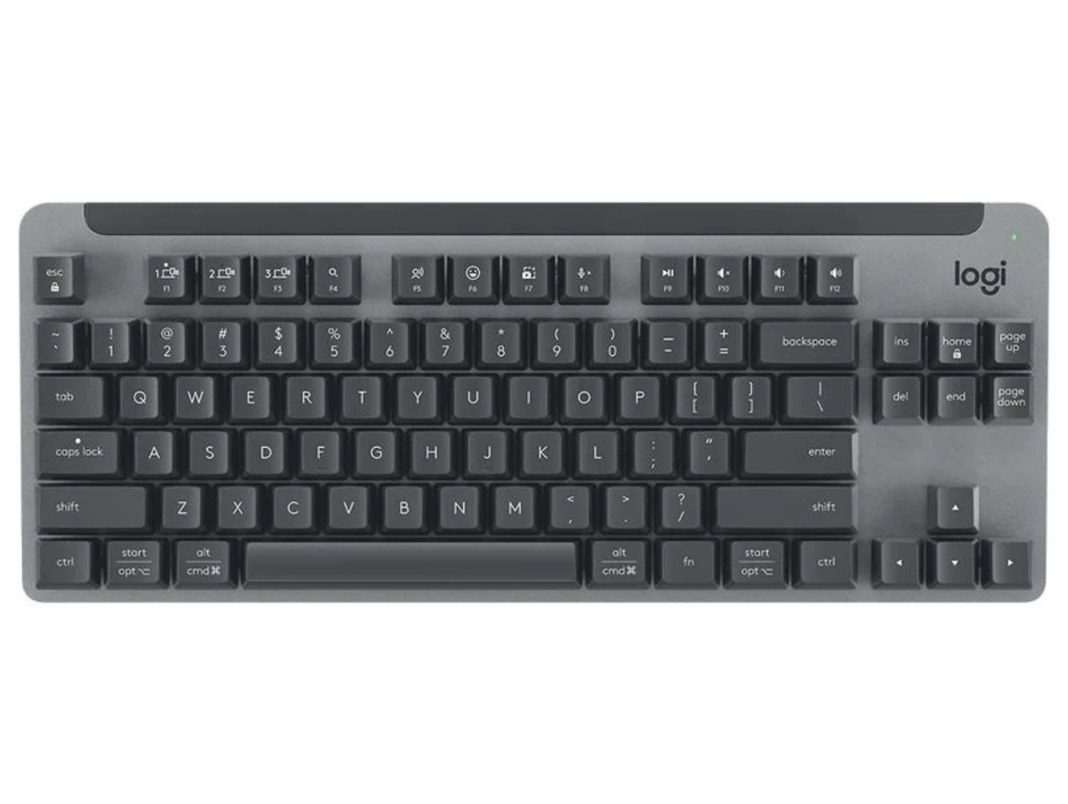 Logitech Signature K855 Wireless Mechanical TKL Keyboard (Graphite) #920-011074