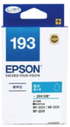 Epson 193 Cyan Ink Cartridge #T193283