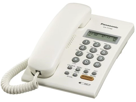 Panasonic KX-T7705X Corded DECT Phone (White)