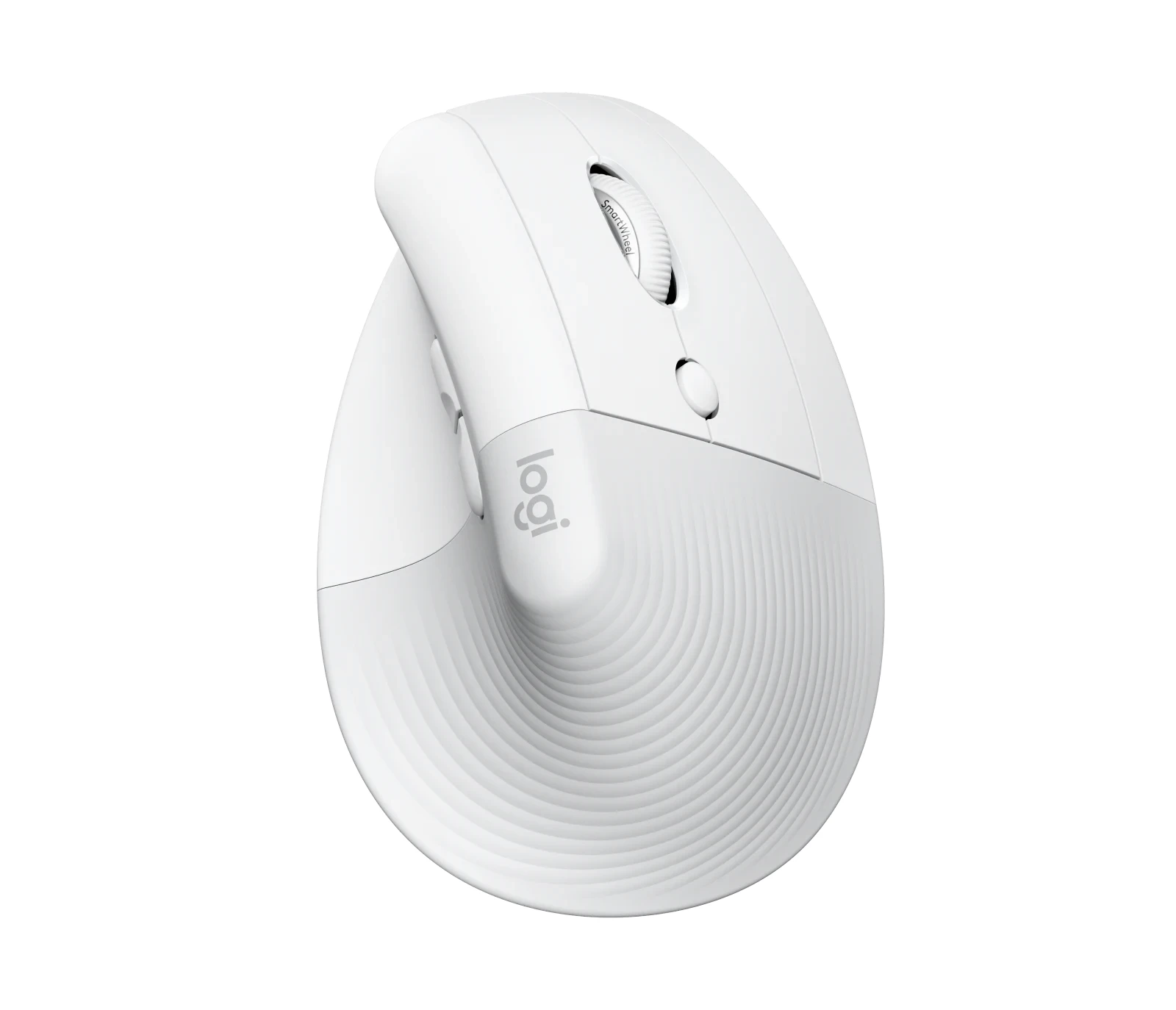 Logitech Lift for Mac 人體工學垂直滑鼠 (珍珠白)