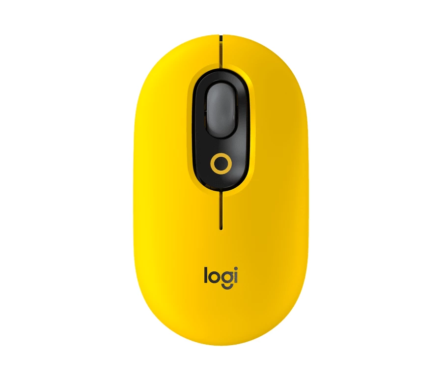 Logitech POP MOUSE 無線藍芽滑鼠 (酷玩黃)