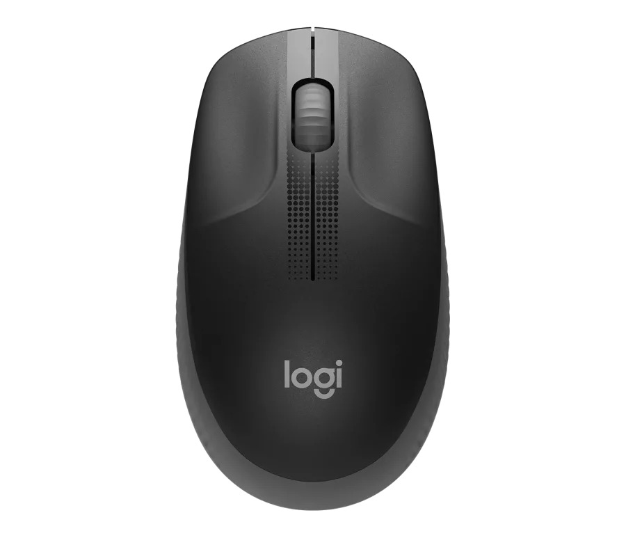 Logitech M190 Optical Cordless Mouse (Black)