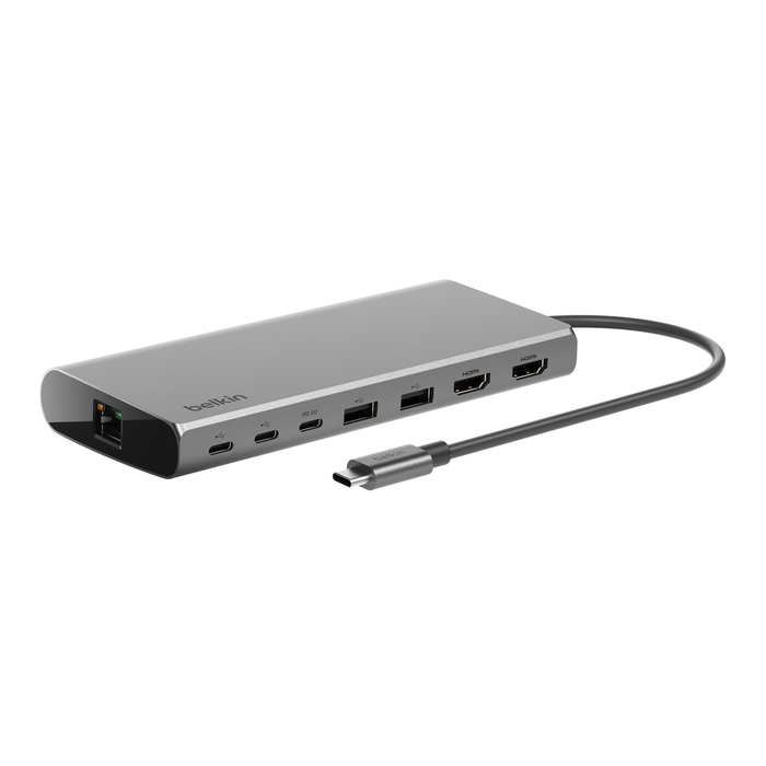 Belkin Connect USB-C 8 合 1 雙 4K 顯示集線器 #INC015BTSGY