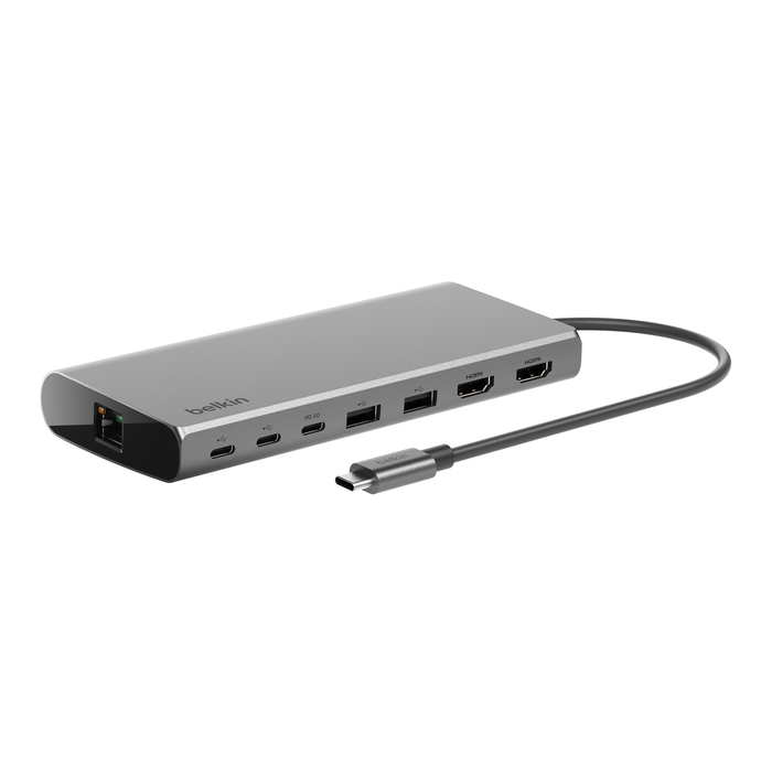 Belkin Connect USB-C 8 合 1 雙 4K 顯示集線器 #INC015btSGY-CZ