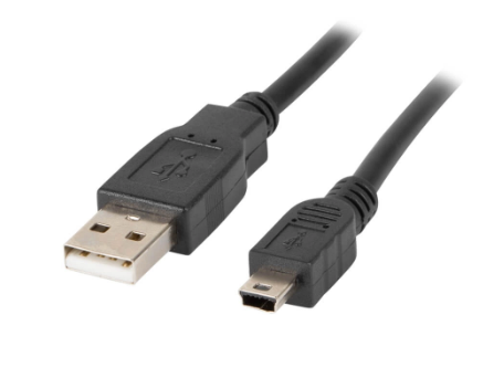 E-Mega Mini USB 傳輸線 1米 (黑色) #30523