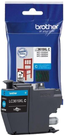 Brother LC3619XL Cyan Ink Cartridges (High Capacity)