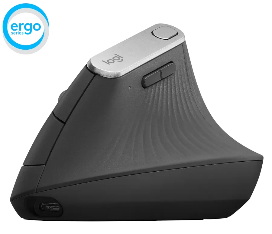 Logitech MX Vertical Advanced Ergonomic Mouse (Black)