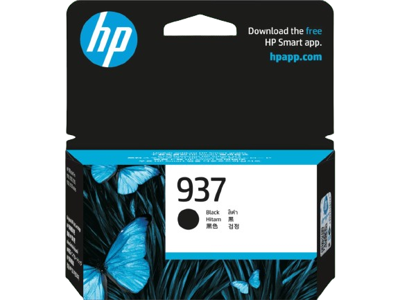 HP 937 Black Ink Cartridge #4S6W5NA
